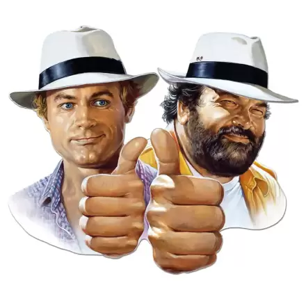 Bud Spencer & Terence Hill 3D Tabliczka Blaszana Hill + Spencer 45 x 45 cm termékfotója