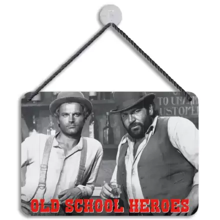 Bud Spencer & Terence Hill Tabliczka Blaszana Old School Heroes 16,5 x 11,5 cm termékfotója