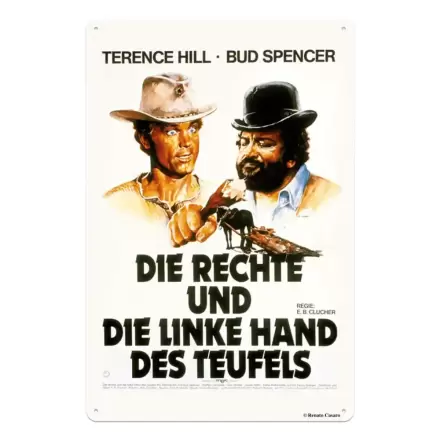 Bud Spencer & Terence Hill Tabliczka Blaszana Rechte und Linke Hand des Teufels 20 x 30 cm zdjęcie produktu