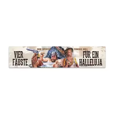 Bud Spencer & Terence Hill Metalowy Znak z Magnesem Vier Fäuste für ein Halleluja 16 x 3,5 cm zdjęcie produktu
