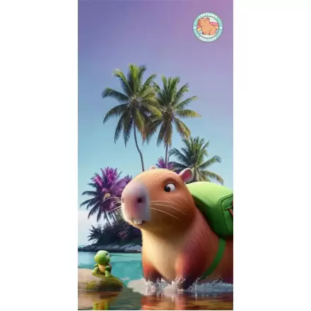 Ręcznik plażowy z mikrofibry Capybara zdjęcie produktu