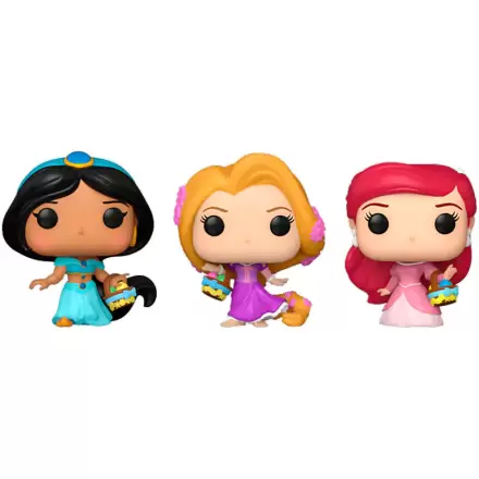 Marchewka Pocket POP blister 3 figurki Disney Princess Roszpunka Ariel Jasmin termékfotója