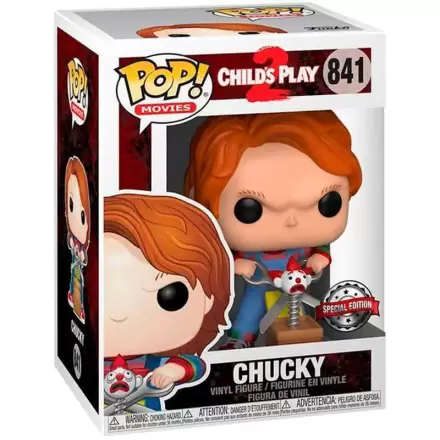 Child´s Play POP! Movies Figurka winylowa Chucky w/Buddy & Giant Scissors 9 cm termékfotója