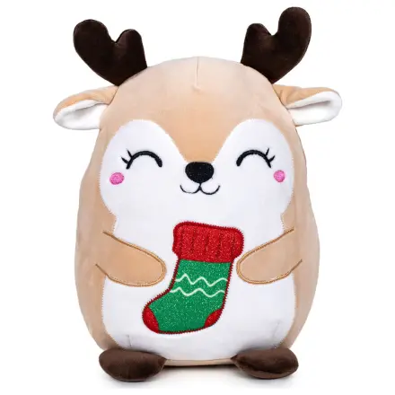 Bożonarodzeniowy Renifer miękka pluszowa zabawka 24cm zdjęcie produktu