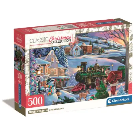 Puzzle kompaktowe 500-częściowe Christmas Train zdjęcie produktu