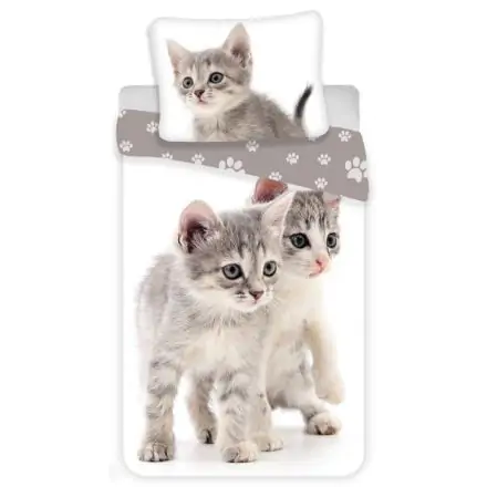 Poszwa na kołdrę z motywem kota 140x200cm, 70x90cm zdjęcie produktu