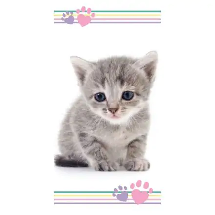 Ręcznik kąpielowy z nadrukiem kota, ręcznik plażowy 70*140 cm zdjęcie produktu