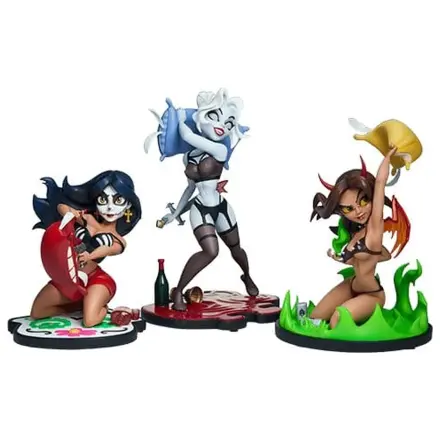 Coffin Comics Designer Statues Set Sleepover In Hell Figurki Designerów Zestaw Sleepover In Hell zdjęcie produktu