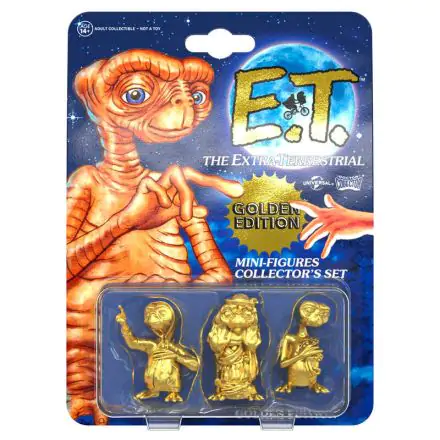 E.T. the Extra-Terrestrial Collector's Set Mini figurki zestaw 3 sztuk Golden Edition 5 cm zdjęcie produktu