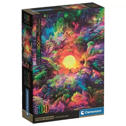 Puzzle Color Boom Psychedelic Jungle Sunrise 500 elementów zdjęcie produktu