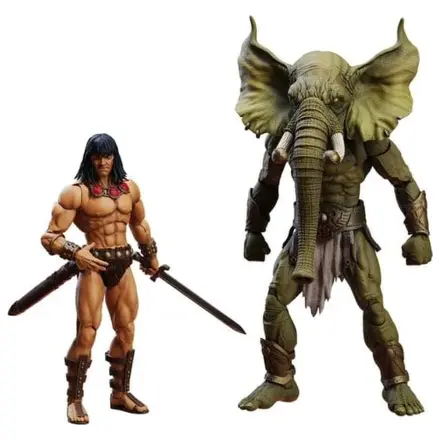 Conan the Barbarian Epic H.A.C.K.S. figurki akcji Zestaw Wieża Słonia: Young Conan i Yag Kosha zdjęcie produktu