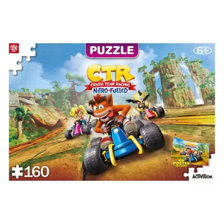 Crash Bandicoot Puzzle dla Dzieci Team Racing Nitro-Fueled (160 elementów) termékfotója