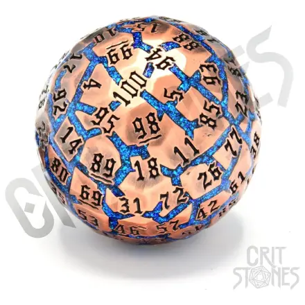 CritStones Metalowe Kości D100 Hextech Orb zdjęcie produktu