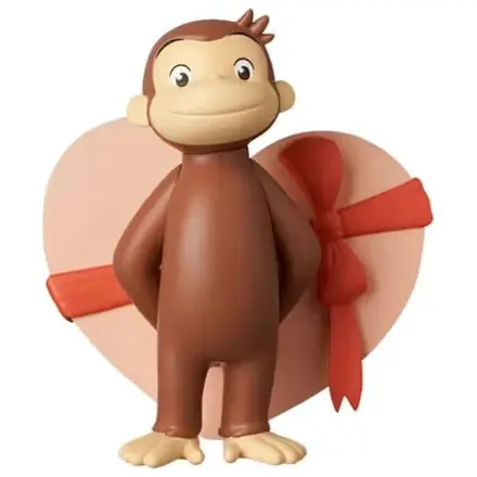 Curious George UDF Mini figurka z sercem 6 cm zdjęcie produktu