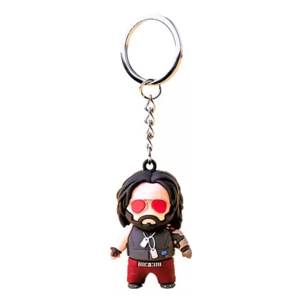 Cyberpunk 2077 Vinyl Keychain Johnny Silverhand - brelok winylowy termékfotója