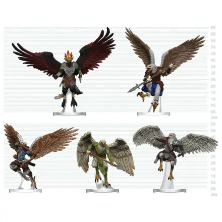 D&D Icons of the Realms Mini Figurki Aarakocra Flock 20 cm zdjęcie produktu