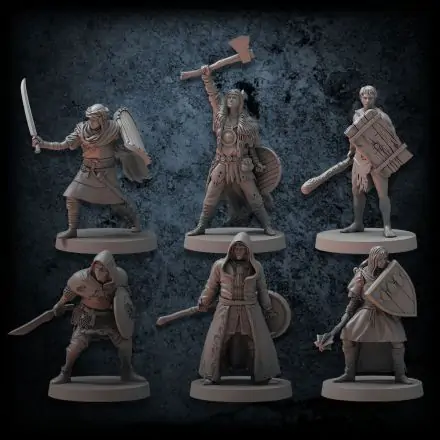 Dark Souls The Board Miniatures Nierozpaleni Bohaterowie Pack 2 zdjęcie produktu