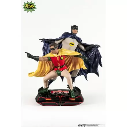 DC Comics PVC Diorama Statue 1/8 Batman i Robin 1966 23 cm termékfotója