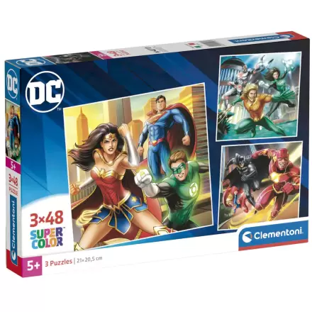 DC Comics Liga Sprawiedliwości puzzle 3x48 elementów termékfotója