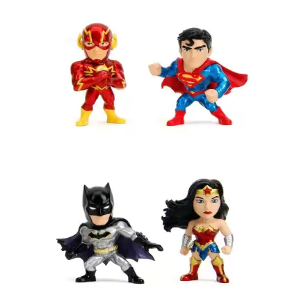 DC Comics Nano Metalfigs Diecast Mini Figurki 4-pak Seria 1 4 cm termékfotója