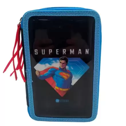 DC Comics Superman potrójny piórnik zdjęcie produktu