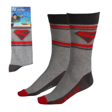 Skarpety DC Comics Superman Logo Grey 38-45 zdjęcie produktu