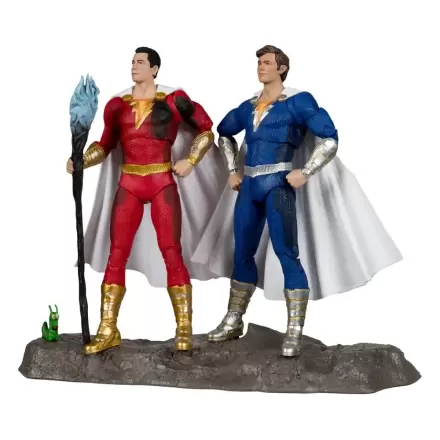 DC Multiverse Action Figures Pack 2 figurek Shazam (Battle Damage) & Freddie Freeman (Gold Label) 18 cm termékfotója