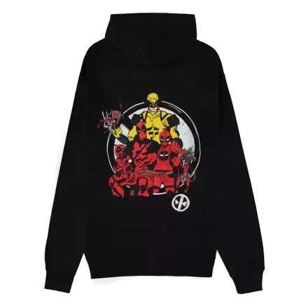 Deadpool Bluza z kapturem na zamek błyskawiczny Sweater Family Portrait termékfotója