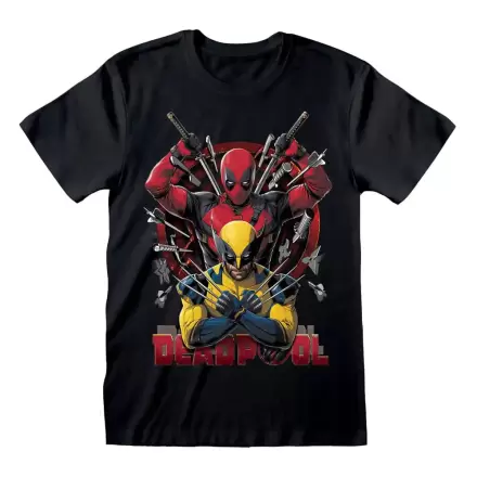 T-Shirt Deadpool Deadpool & Wolverine Weapons termékfotója