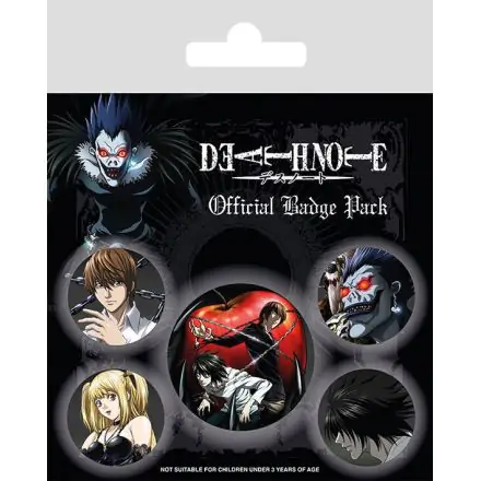 Death Note Przypinki z Agrafką 5-Pak Postacie zdjęcie produktu