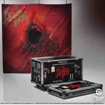 Death Rock Ikonz On Tour Road Case Statuetka + Zestaw Tła Scenicznego The Sound of Perseverance Tour 1998 zdjęcie produktu