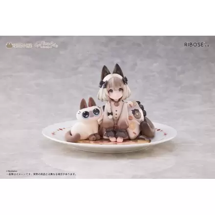 Decorated Life Collection Figurka PVC Tea Time Cats x Kot syjamski Azuki-san Friendship Collaboration Ekskluzywny Zestaw 18 cm zdjęcie produktu