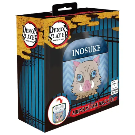 Demon Slayer Inosuke 3D Piankowe etui na AirPods z klipsem do torby zdjęcie produktu