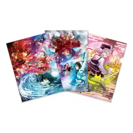 Demon Slayer: Kimetsu no Yaiba Zestaw 3-częściowy teczek Clearfile 01 zdjęcie produktu