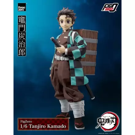 Demon Slayer Kimetsu no Yaiba FigZero Figurka Akcji 1/6 Tanjiro Kamado 27 cm termékfotója