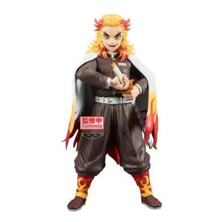 Demon Slayer: Kimetsu no Yaiba Kyojuro Rengoku Grandista figura 24 cm termékfotója