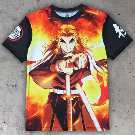 Demon Slayer: Kimetsu no Yaiba T-Shirt Kyojuro Rengoku - Koszulka termékfotója