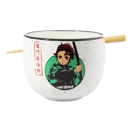 Miseczka Ramen Demon Slayer z Pałeczkami Tanjiro 414 ml termékfotója