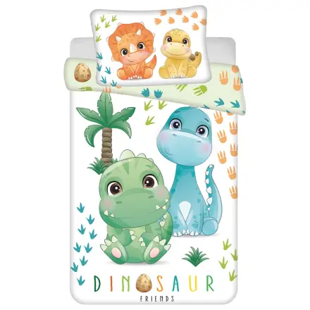 Dinosaur Friends Dziecięca Poszewka na Kołdrę dla Maluchów zdjęcie produktu