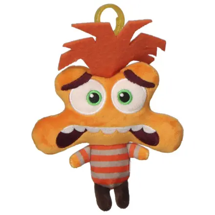 Disney Inside Out Anxiety pluszowa figurka 3D z klipsem, zawieszka do torby 13 cm zdjęcie produktu