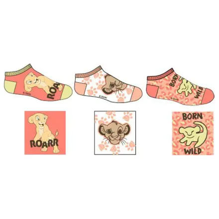 Disney The Lion King Born Wild dziecięce secret socks 23/26 zdjęcie produktu
