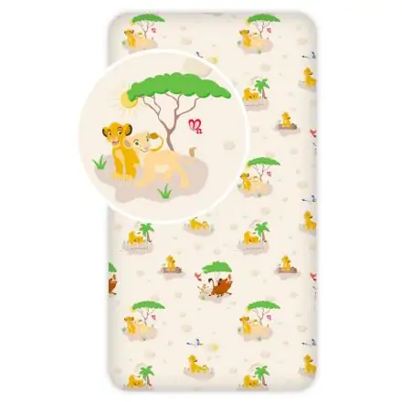 Disney The Lion King prześcieradło z gumką 90x200 cm zdjęcie produktu