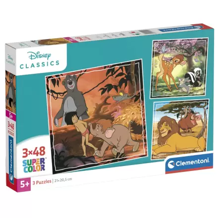 Puzzle Disney Classics 3x48 elementów termékfotója