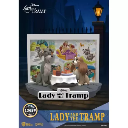 Disney D-Stage PVC Statuetka Zakochany Kundel 12 cm zdjęcie produktu