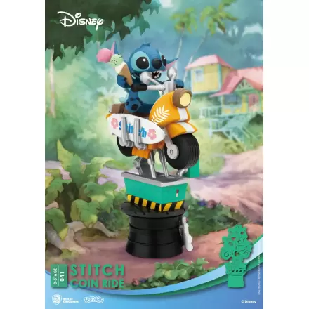Disney D-Stage PVC Diorama Stitch Przejażdżka na monecie 16 cm zdjęcie produktu