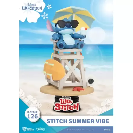 Disney D-Stage Diorama PVC Stitch Summer Vibe 16 cm zdjęcie produktu