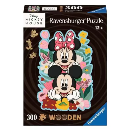 Disney DREWNIANE Puzzle Jigsaw Mickey & Minnie (300 sztuk) zdjęcie produktu