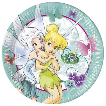 Disney Fairyland Treats, Tinker Bell Talerzyki Papierowe 8 szt. 23 cm zdjęcie produktu