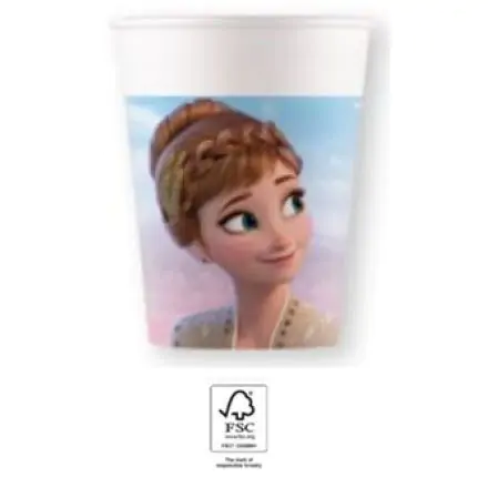 Disney Frozen II Wind Spirit papierowe kubki 8 sztuk 200 ml FSC zdjęcie produktu