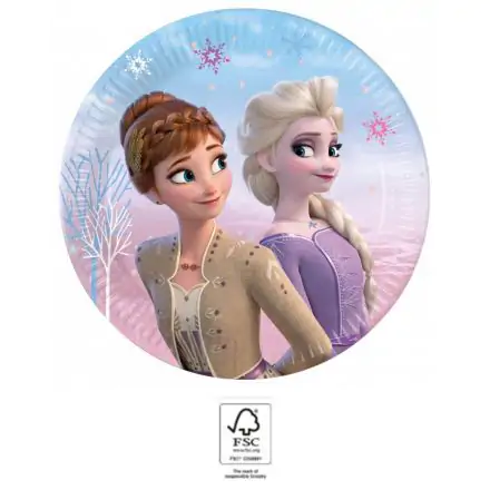 Disney Frozen II Wind Spirit, Disney Frozen II Talerze papierowe 8 sztuk 20 cm FSC zdjęcie produktu